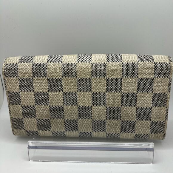 GUC Louis Vuitton Damier Azur Sarah Wallet - Picture 2 of 11